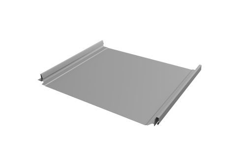 Кликфальц Pro Grand Line 0,5 Satin с пленкой на замках RAL 7004 сигнальный серый