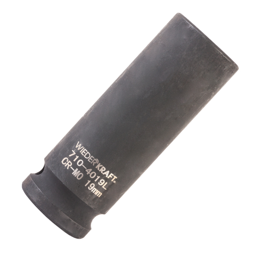 WDK-710-4019L Головка торцевая ударная глубокая 1/2", 6 гр. 19мм.