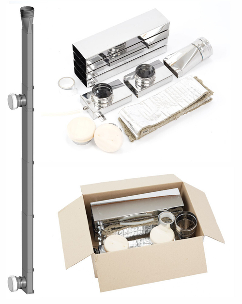 Комплект вентиляции для бани и сауны «ТиС ВЕНТ-П» (вертикальная)