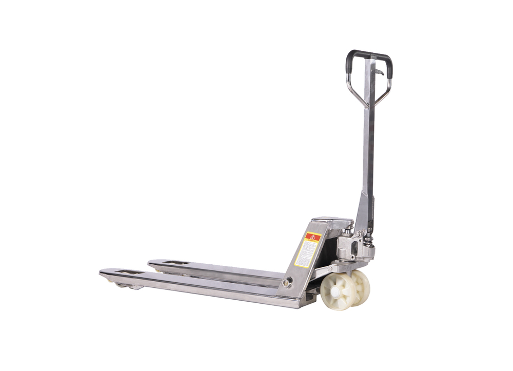 Тележка гидравлическая из нержавеющей стали 2500 кг 800 мм нейлоновые колеса TOR WH-25S