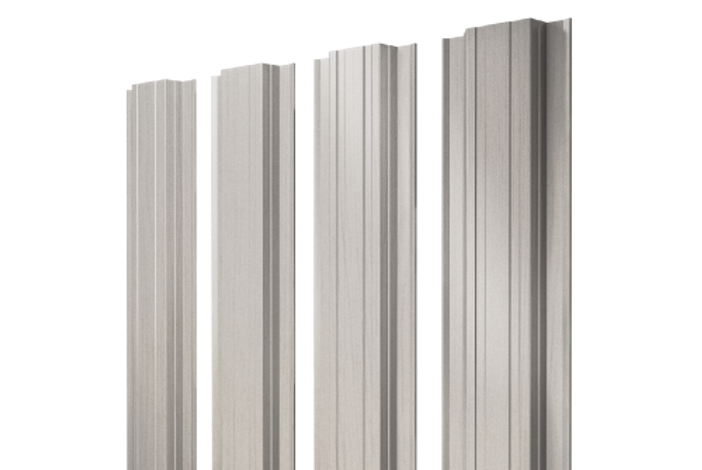Штакетник Прямоугольный с прямым резом 0,45 Print Elite Milky Wood TwinColor