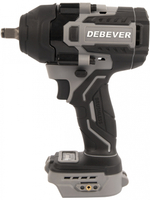 DBE-6348C Гайковерт аккумуляторный DeBever бесщеточный, ударный, квадрат 1/2", 850Nm, 20B