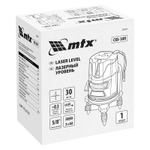 Лазерный уровень CRX-30R, 30 м, красный луч, батарейки, резьба 5/8" MTX