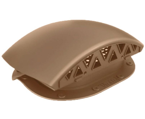 Вентилятор подкровельного пространства для металлочерепицы, черепаха 352/250/115 кирпичный RAL 8004