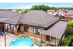 Металлочерепица камея Grand Line 0,5 Rooftop Бархат RR 32 темно-коричневый