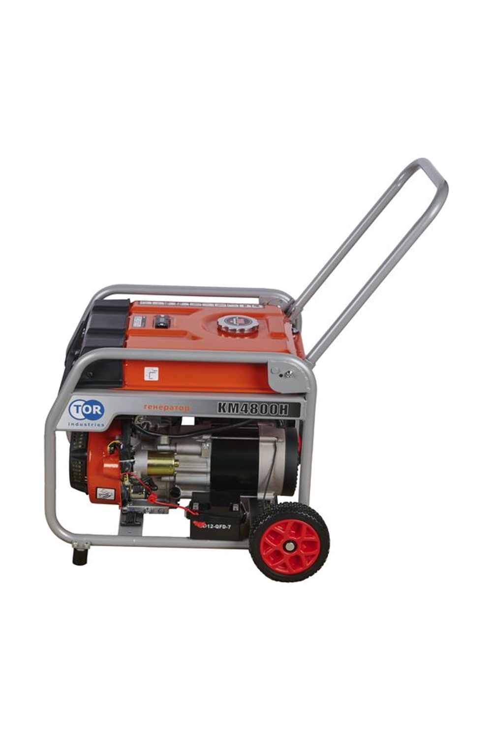 Генератор бензиновый 3,3 кВт 220В 16 л с электростартером и колесами TOR KM4800H