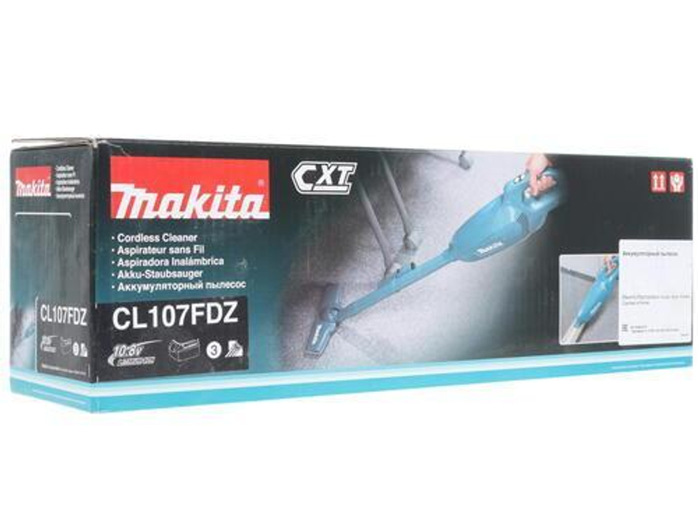 Аккумуляторный пылесос Makita CL107FDZ
