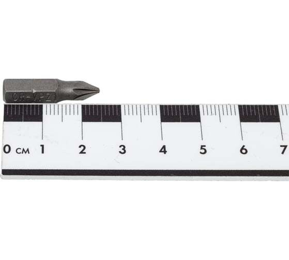 Бита для отвертки PZ1х25 мм, 1/4 Hex, CrV, 24 шт. GRIFF 019166