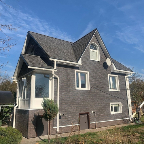 Ламинированная черепица Серия Dragon Lux, фладен