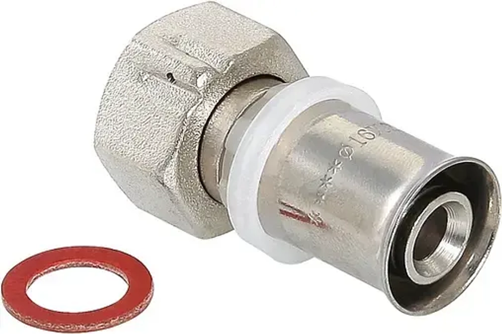 Муфта пресс с накидной гайкой 16мм x ½"нг Valtec VTm.222.N.001604