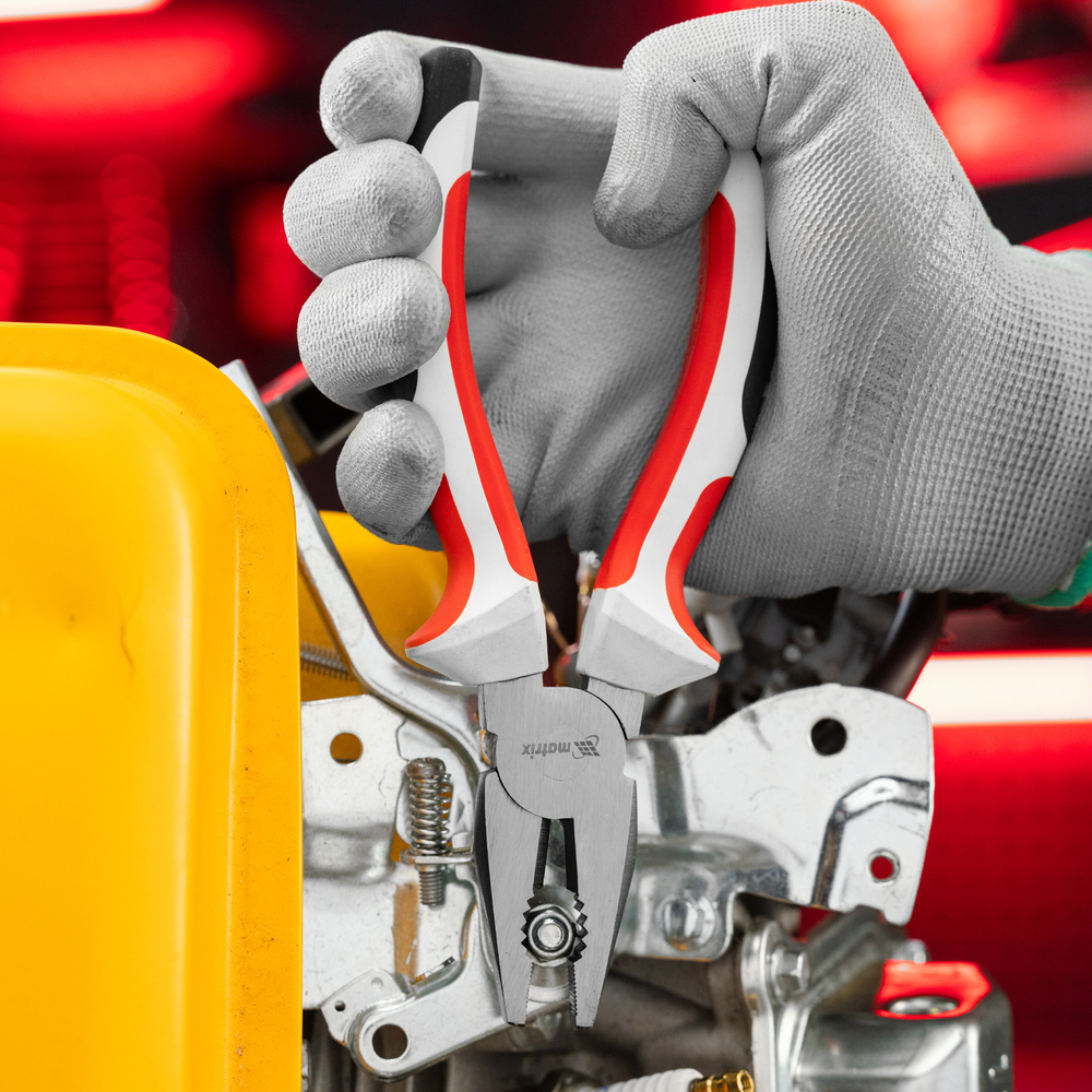 Плоскогубцы Premium, 180 мм, трехкомпонентные рукоятки Matrix