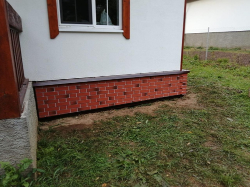 Угол Флемиш, Красный жженый для фасадных панелей