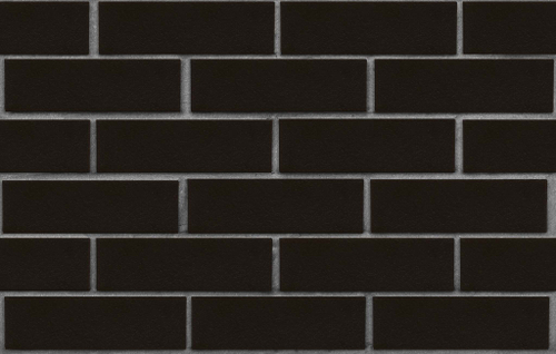 Клинкер фасадный ЛСР 0,71 НФ чёрный "Рейкьявик" глянцевый