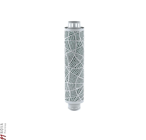 Экономайзер ИзиСтим (каменка натрубная) нержавеющий Модерн ф150мм черный h=0,5м