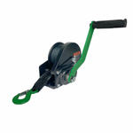 Лебедка ручная барабанная с тормозом HITCH HWB 1100, 1100 кг, канат 10 м