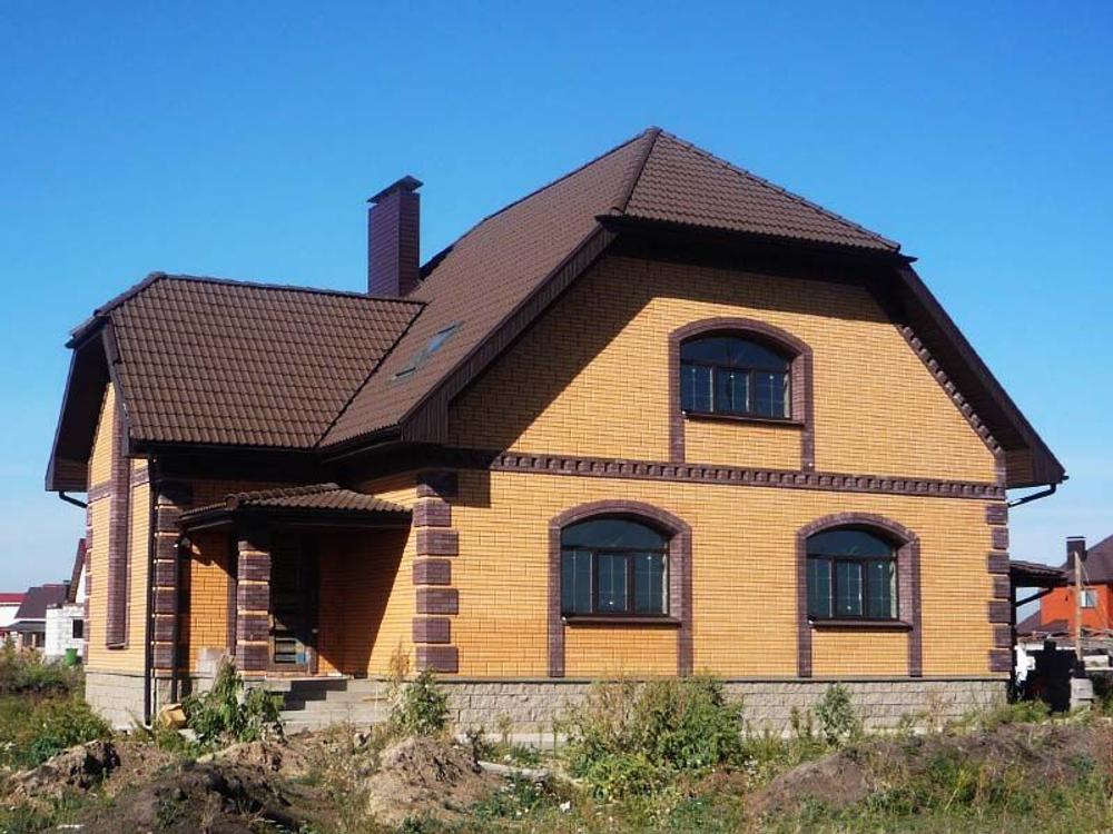 Кирпич керамический ОСМиБТ одинарный солома гладкий