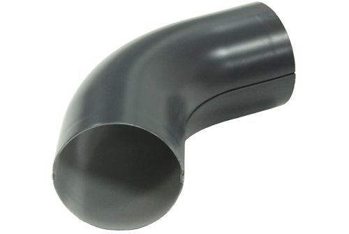 Колено 60 град Optima 90мм RAL 7024 мокрый асфальт