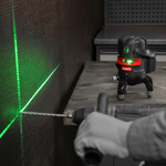 Лазерный уровень ML 06 Green, 30 м, 520 нм, аккумулятор Li 2800 мАч, резьба 5/8" Matrix