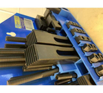 Набор станочного крепежа и прижимов из 58 предметов Т-паз 12 мм, М10, металл. футляр GRIFF b275515