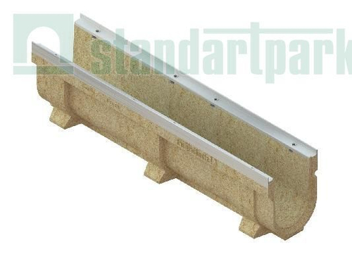 Лоток водоотводный CompoMax Drive полимербетонный усиленный H260 кл.С,D,Е