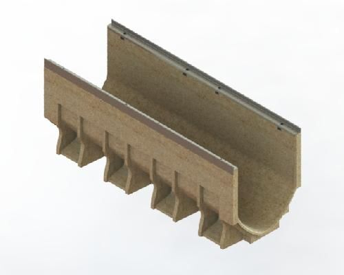 Лоток водоотводный CompoMax Drive DN300 H410 V-образный