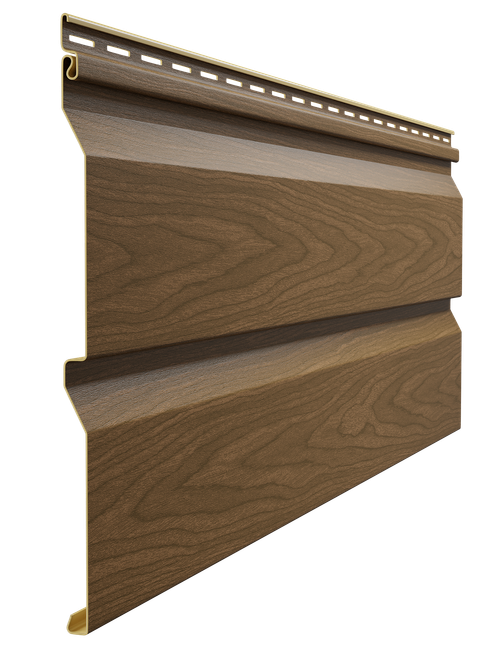 Сайдинг LUX под дерево, Корабельный брус, миндаль