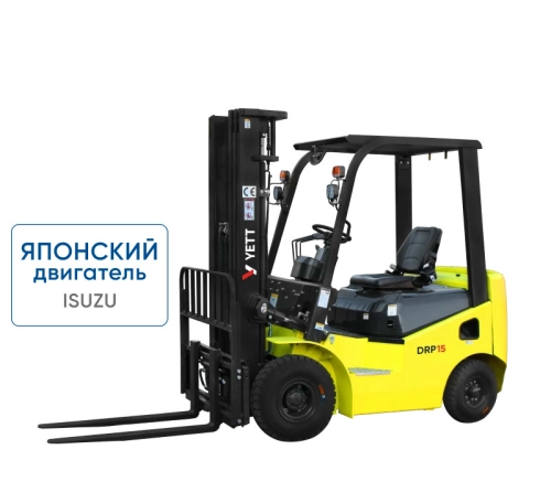 Дизельный погрузчик с японским двигателем YETT DRP15-WS5K2-ZSM480-SS