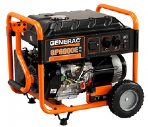 Генератор бензиновый Generac GP 6000 E (9/6 кВт) 220 В
