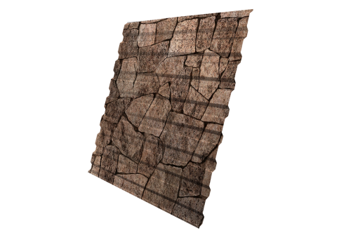 Профнастил C20A 0,45 Print Elite King Stone TwinColor