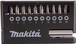 Набор насадок и сверл в тканевом чехле 17 шт Makita D-31762