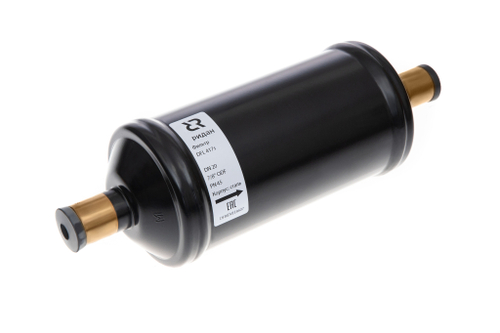 Ридан 023B7037R — Герметичный фильтр-осушитель с шариковой засыпкой DFL 417s, присоединительные патрубки 7/8", под пайку