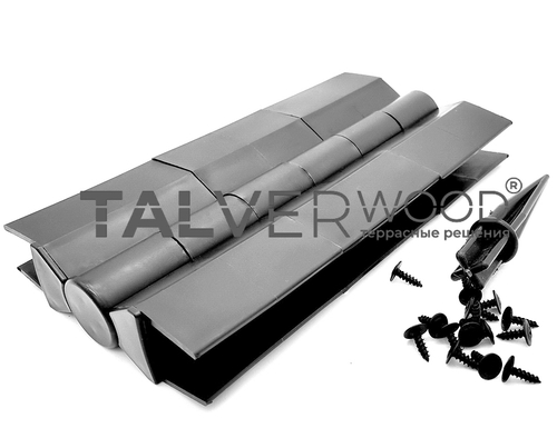 Петля для средних грядок h 220мм серый, за шт.