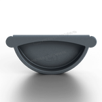 Заглушка желоба МЕТАЛЛ ПРОФИЛЬ Foramina Freeze D125 Grey