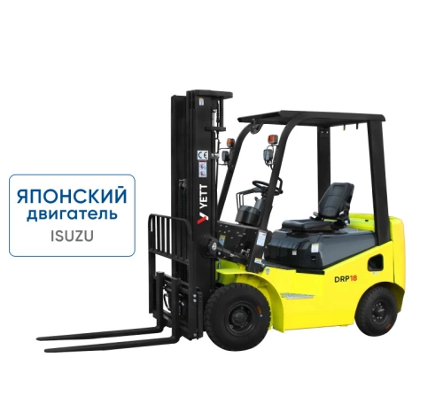 Дизельный погрузчик с японским двигателем YETT DRP18-WS5K2-M300-3W