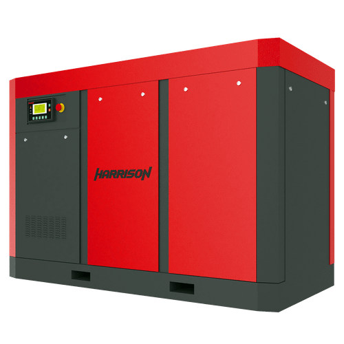 HRS-9517600CVSD Компрессор винтовой двухступенчатый с прямым приводом и частотным преобразователем, 17600 л/мин, 13 бар, 110 кВт, 380/3/50, IP 55