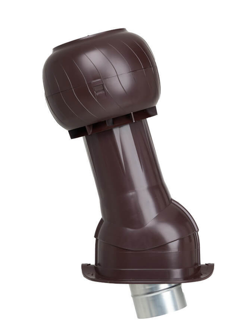 Комплект канализации изолированный Gervent Statik для кровли Монтеррей 110/160 RAL 8017