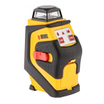 Лазерный уровень LX360, 20 м, ± 0,3 мм/1 м, горизонтальная и вертикальная плоскости, 360 град, 635 нм, резьба 1/4 Denzel