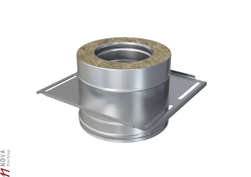 Площадка Феррум монтажная (430 + оцинк.), ф120/200, по воде