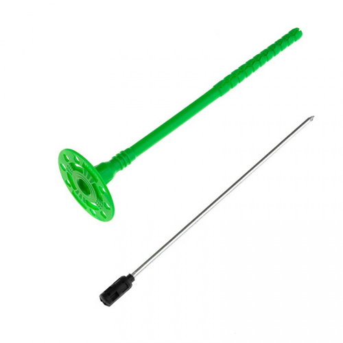 Дюбель для теплоизоляции Bogirus NT с металлическим гвоздем и термоголовкой 10х220 мм, 400 шт/упак