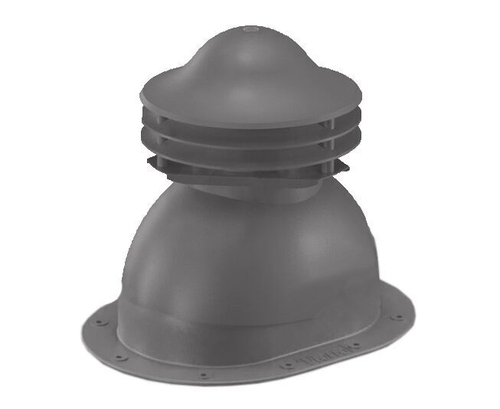 Универсальный выход вентиляции для готовой мягкой и фальцевой кровли 352\250\293 коричневый RAL 8019