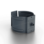 Держатель трубы (на кирпич) МЕТАЛЛ ПРОФИЛЬ Foramina Freeze D100 Grey