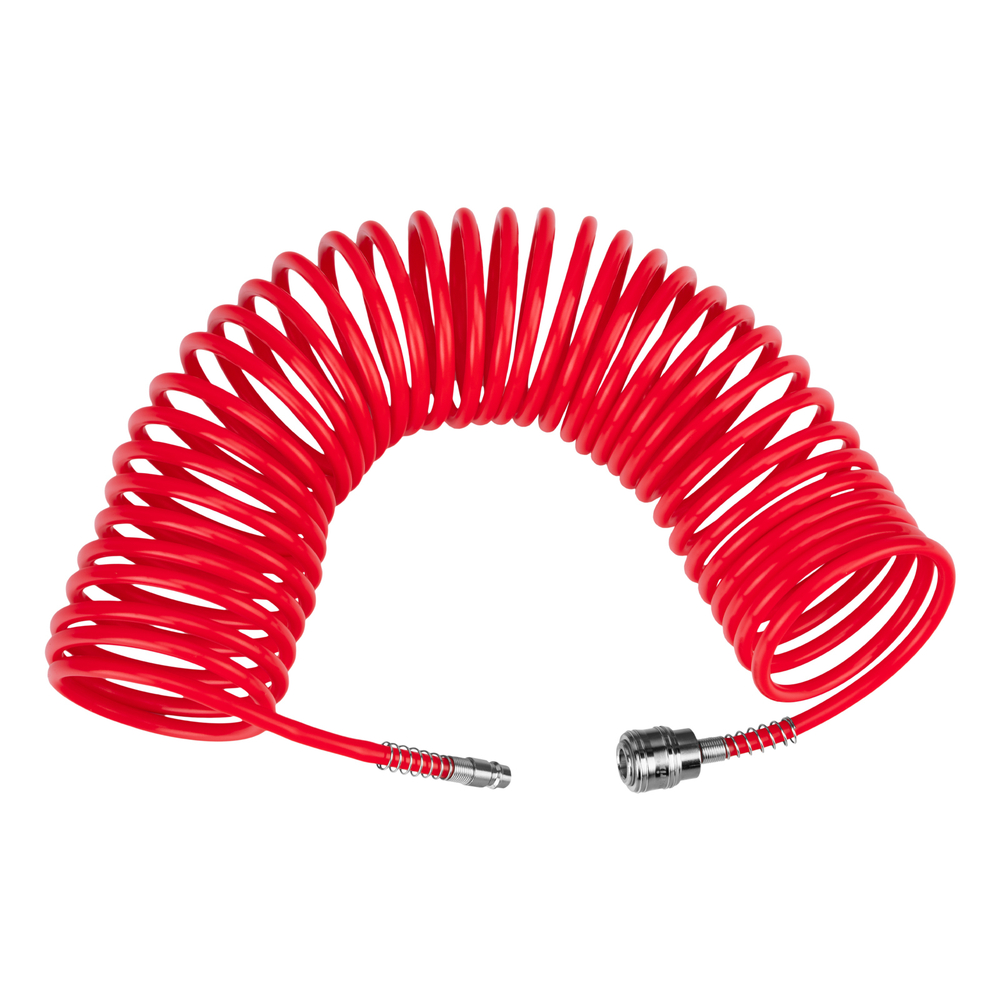 Шланг спиральный воздушный, 10 м, с быстросъемными соединениями Matrix