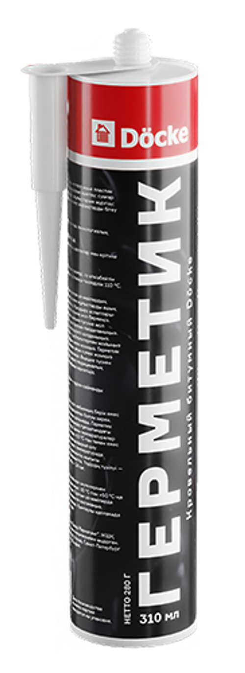 Герметик битумный Docke для мягкой кровли