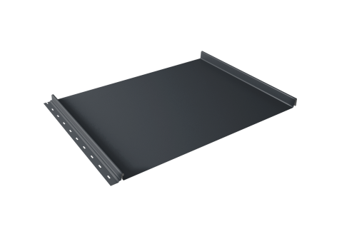 Кликфальц Grand Line 0,5 PurPro Matt 275 с пленкой на замках RAL 7024 мокрый асфальт