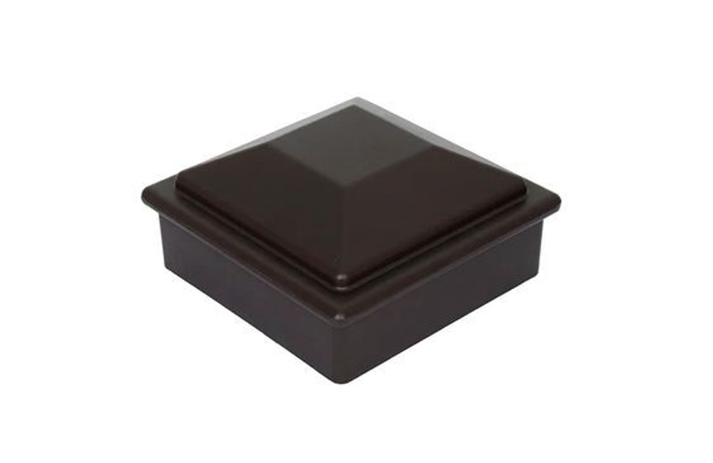 Крышка+юбка алюминий 125*125мм для столба 3D SINGARAJA