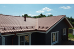 Металлочерепица классик 0,5 Satin Matt RAL 8004 терракота