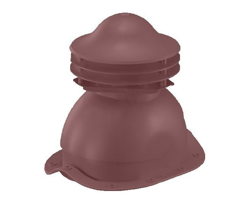 Универсальный выход вентиляции для металлочерепицы 352\250\293 красное вино RAL 3005