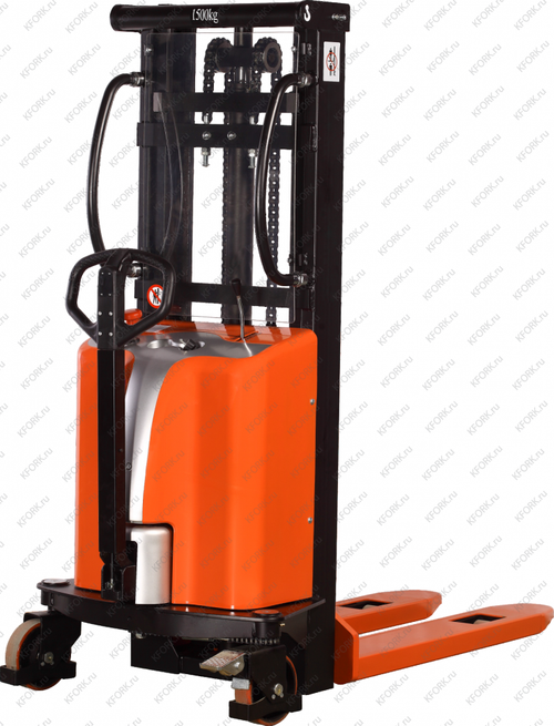 Штабелер гидравлический с электроподъемом Noblelift SPM1535 1,5 т 3,5 м