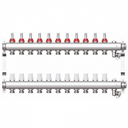 Коллекторная группа STI СМ11F в сборе с расходомерами (11 вых.)