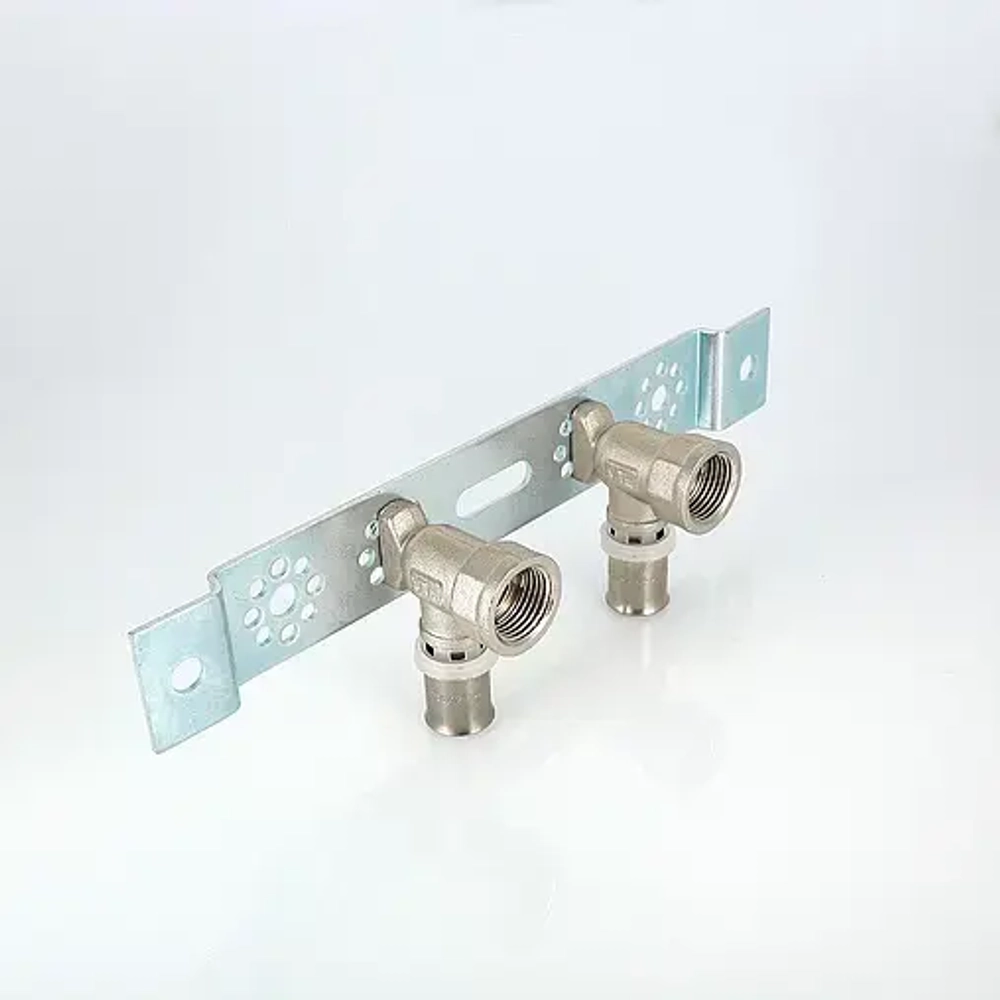 Монтажная планка с водорозетками пресс 16мм x ½"в Valtec VTm.224.N.001604